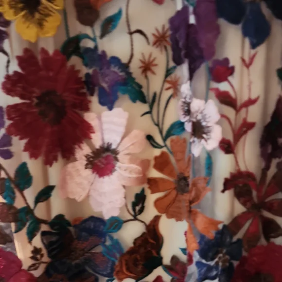 Boston Proper Floral Sleeveless Midi Dress Size 16 - Picture 4 of 7